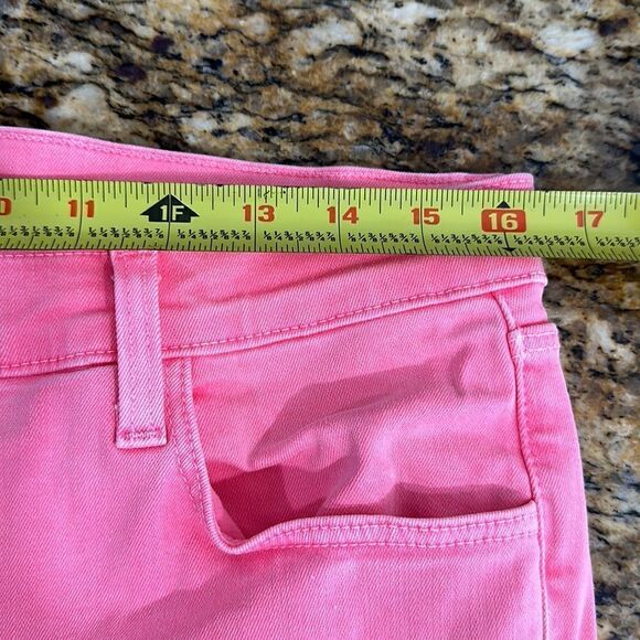 J Brand Pink High Rise Skinny Leg Jeans Size 32 - Picture 6 of 9